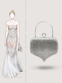 « Deslumbrando con Estilo: Descubre la Bolsa Fiesta Clutch, Bolso de Cristal para Mujer »