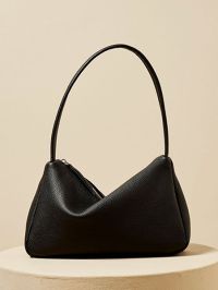 « Descubriendo la Elegancia: Bolso Piel Bolso Bandolera Mujer Bolsos de Piel Italianos Negra/Blanco/Gris – Emilia »