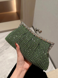 « Descubre la Elegancia y Versatilidad de la Bolsa Fiesta Clutch Bolsa de Cristal Bolso Mujer Bolso Bandolera Mujer – Kendall »